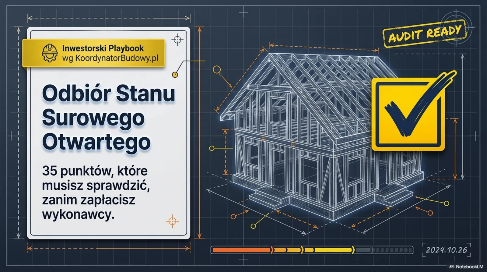 Playbook odbioru SSO — 35 punktów kontrolnych